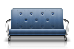 Futon blue