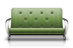 Futon green